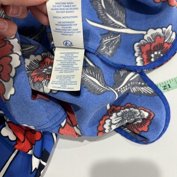 Boden Isabelle Shift Dress Womens Size 4 3/4 Sleeve Floral Career Office Pockets - Picture 7 of 7